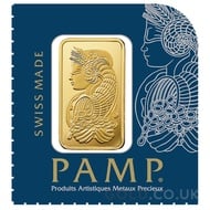 1g PAMP Gold Bar Multicard