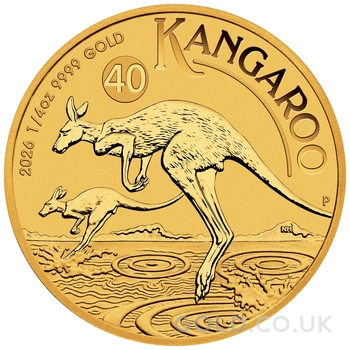 2026 1/4oz Australian Kangaroo Gold Nugget Coin