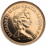 Elizabeth II Decimal Head Gold Half Sovereign