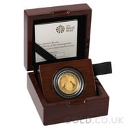 1/4oz Quarter Ounce Proof Falcon Gold Coin Queen's Beasts Boxed (2019)