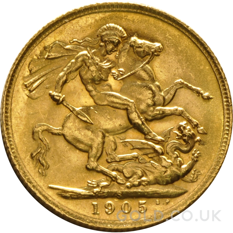 1905 Gold Sovereign Coin Edward VII Sydney