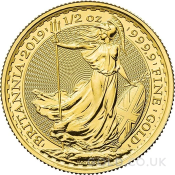 2019 1/2oz Gold Britannia Coin