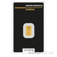 1g Argor-Heraeus Gold Bar