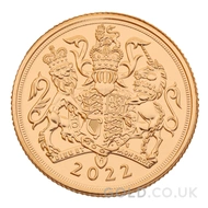 2022 Gold Sovereign Coin Jubilee Elizabeth II