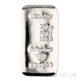 250g Metalor Silver Bar
