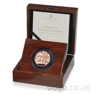 75 Years of the Windrush Generation Fifty Pence 50p Proof Gold Coin Boxed (2023