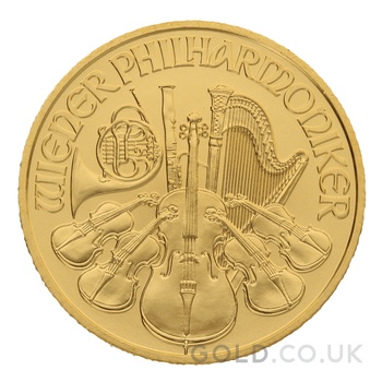 2022 1/4oz Austrian Gold Philharmonic Coin