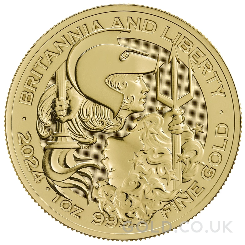 2024 1oz Britannia & Liberty Gold Coin