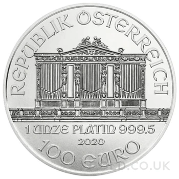 2022 Austrian Philharmonic Platinum Coin 1oz