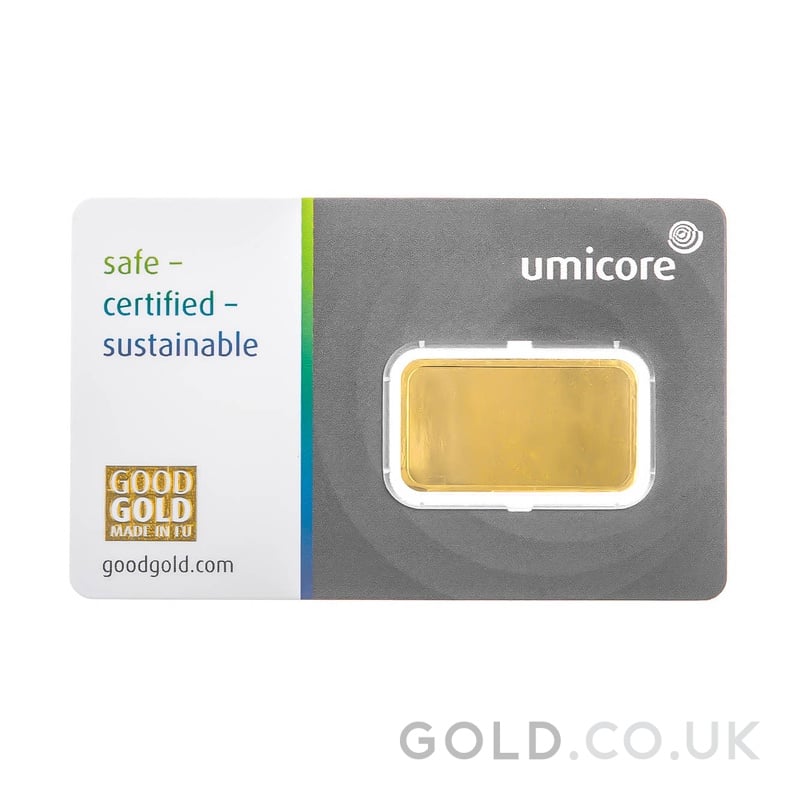 10g Gold Bar Umicore