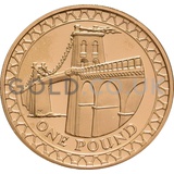 One Pound Gold Coin -Menai Straights (2005)