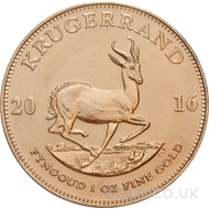 2016 Gold Krugerrand Coin 1oz