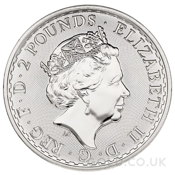 2023 1oz Silver Britannia Coin Queen Elizabeth II