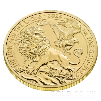2026 The Lion and The Eagle 1oz Gold Coin