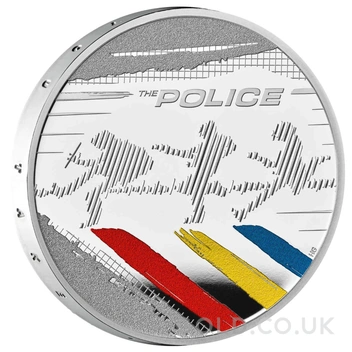 2023 Proof 1oz The Police Silver Coin Music Legends Boxed
