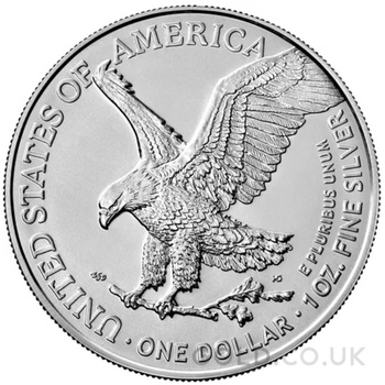 2021 American Silver Eagle Coin 1oz Type II