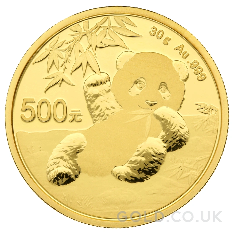 2020 30g Chinese Panda Gold Coin
