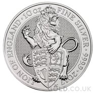 10oz Silver Coin - The Lion of England (2017)