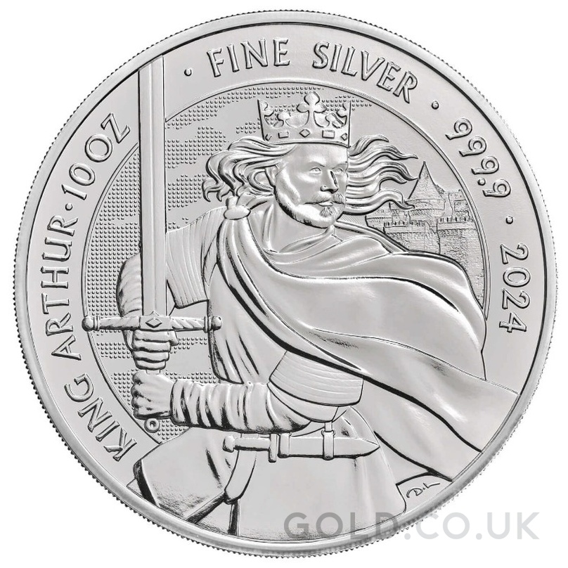 2024 King Arthur Myths & Legends 10oz Silver Coin