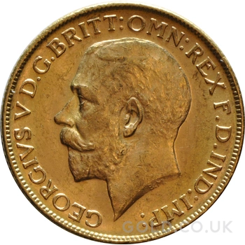 1914 Gold Sovereign Coin George V Melbourne