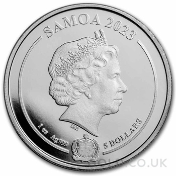 2023 Aquaman Silver Coin 1oz