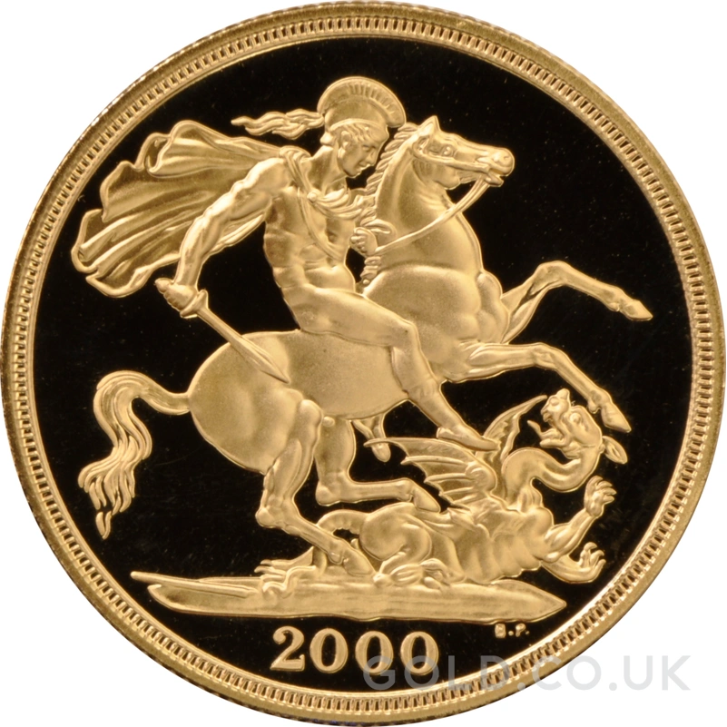 2000 Proof £2 Coin Gold Double Sovereign