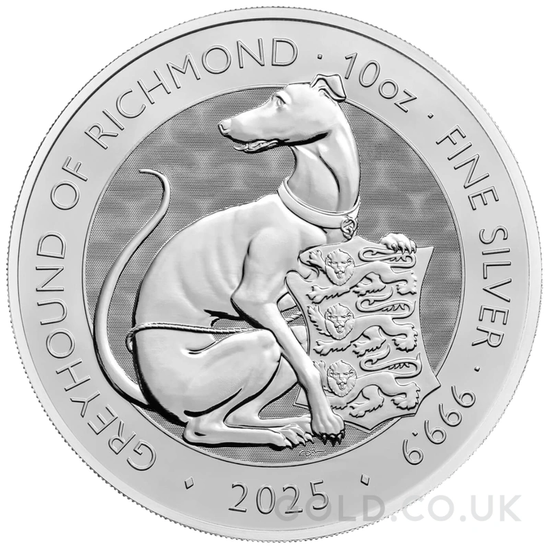 2025 Greyhound of Richmond Silver Coin Tudor Beasts 10oz