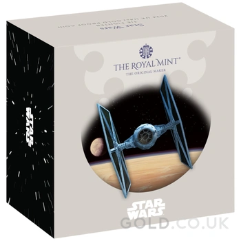 2024 1/4oz TIE Fighter Star Wars Proof Gold Coin Boxed