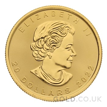 2022 1/2oz Canadian Maple Leaf Gold Coin