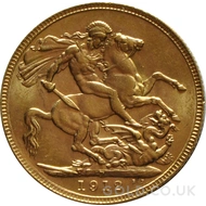 1912 George V Gold Sovereign (Perth Mint)