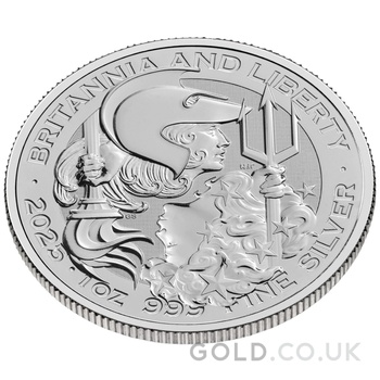 2025 Britannia & Liberty 1oz Silver Coin