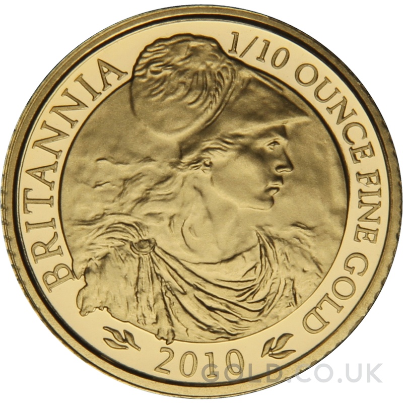 2010 Proof 1/10oz Gold Britannia Coin