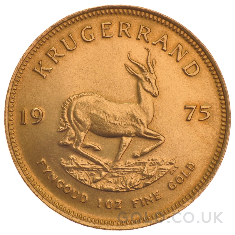1975 Krugerrand Gold Coin 1oz