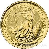 2020 1/4oz Gold Britannia Coin