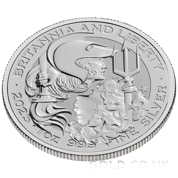 2025 Britannia & Liberty 1oz Silver Coin