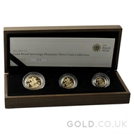 2010 Gold Proof Sovereign Three Coin Boxed Set