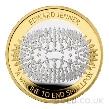 2023 £2 Proof Edward Jenner Silver Coin Boxed