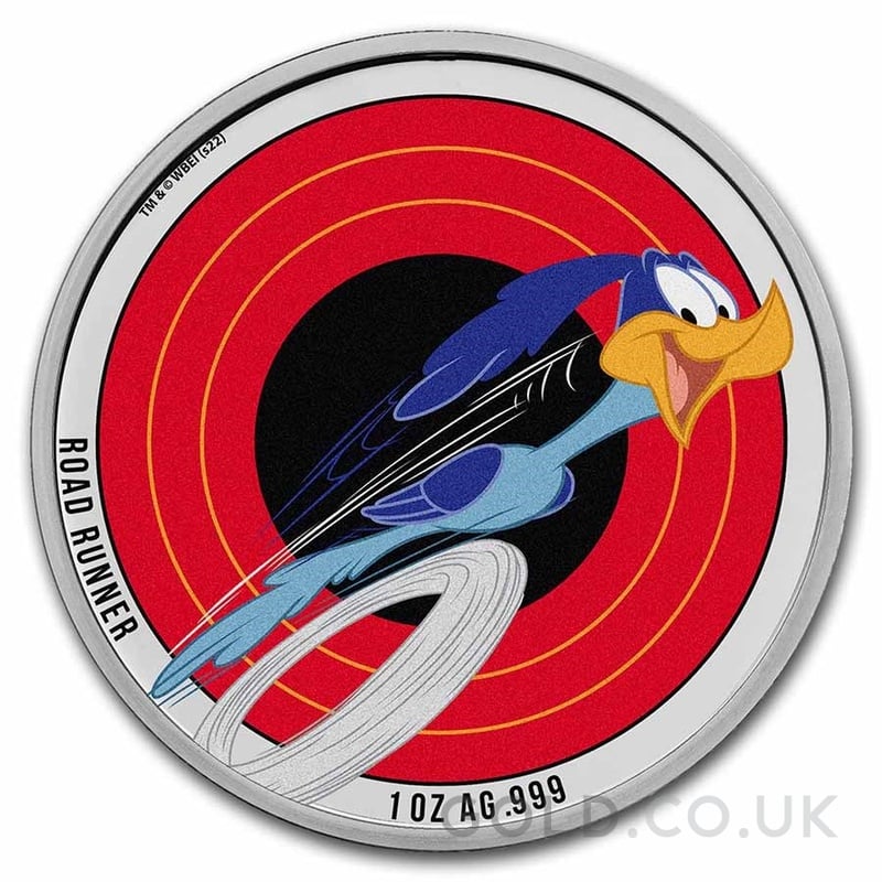 2023 Road Runner Silver Coin Looney Tunes 1oz