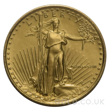1988 1/10oz American Eagle Gold Coin MCMLXXXVIII