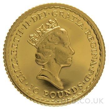 1990 Proof 1/10oz Gold Britannia Coin