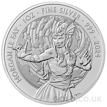2024 Morgan Le Fay Silver Coin Myths & Legends 1oz