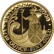 2008 Tenth Ounce Proof Britannia