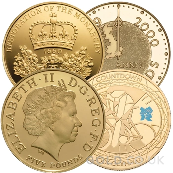 £5 British Gold Crown Best Value