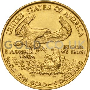 1998 1/10 oz Gold America Eagle