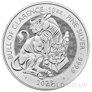 2023 Bull of Clarence Silver Coin Tudor Beasts 10oz