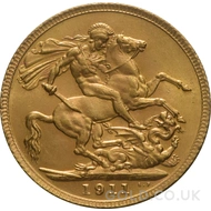 1911 George V Gold Sovereign (London Mint)