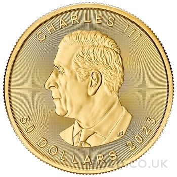 2025 Canadian Maple Leaf Gold Coin 1oz