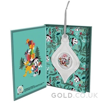 2023 Disney Season’s Greetings 1oz Silver Coin Boxed