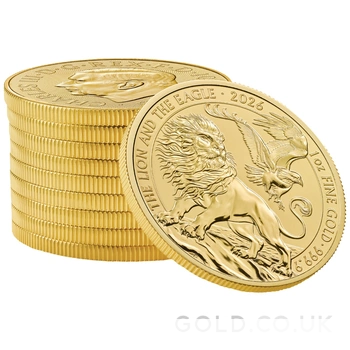 2026 The Lion and The Eagle 1oz Gold Coin