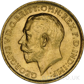 1913 Gold Sovereign Coin George V Sydney
